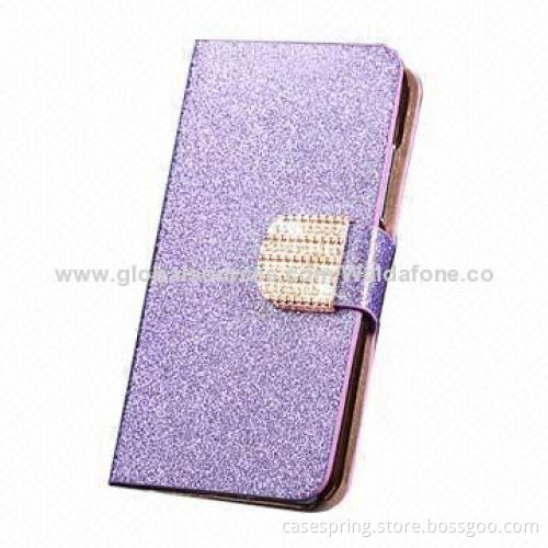 Leather Cover Case for Galaxy S4, ODM and OEM Orders Welcomed